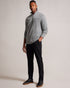 GAZINE-Tops-GAZINE is effortlessly cool. Crafted from a sumptuous cotton blend and designed with a funnel neck, half zip, and subtle textured panel, this piece is ready for nights in and days out alike. Pullover jacket Half zip Funnel neck 100% cotton Textured panel Long sleeves- Ted Baker Romania